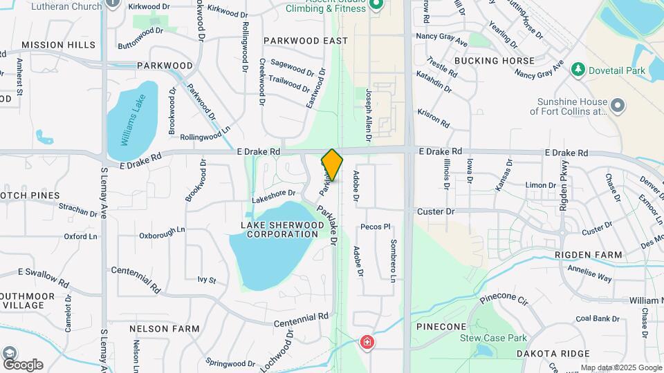 2702 Parklake Ct Mapa y Detalles de la Ubicación