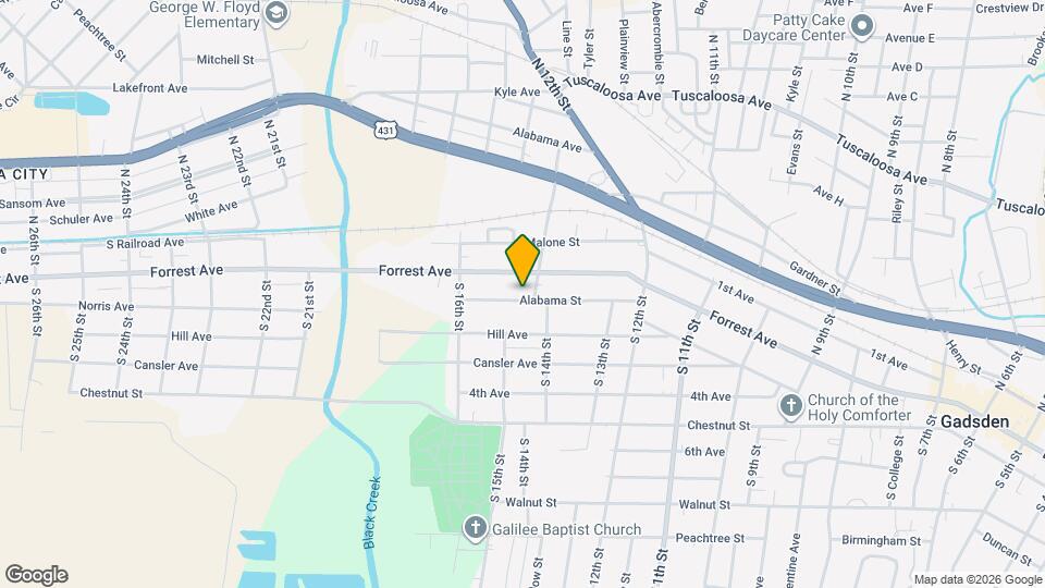 1423 Alabama St Map and Location Details