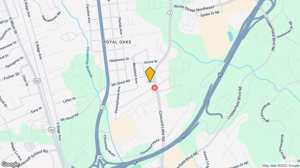 2108 Concord Lake Rd Map and Location Details