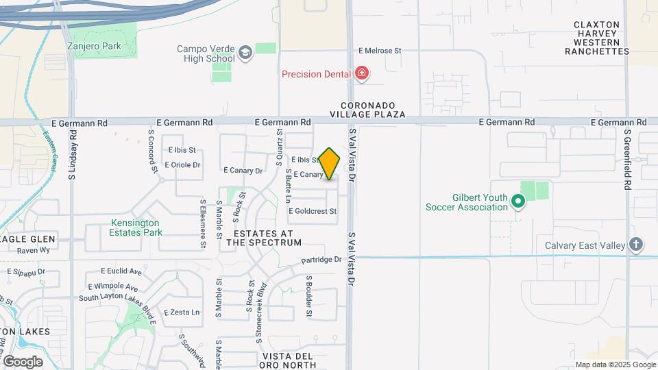 1538 E King Bird Dr Map and Location Details