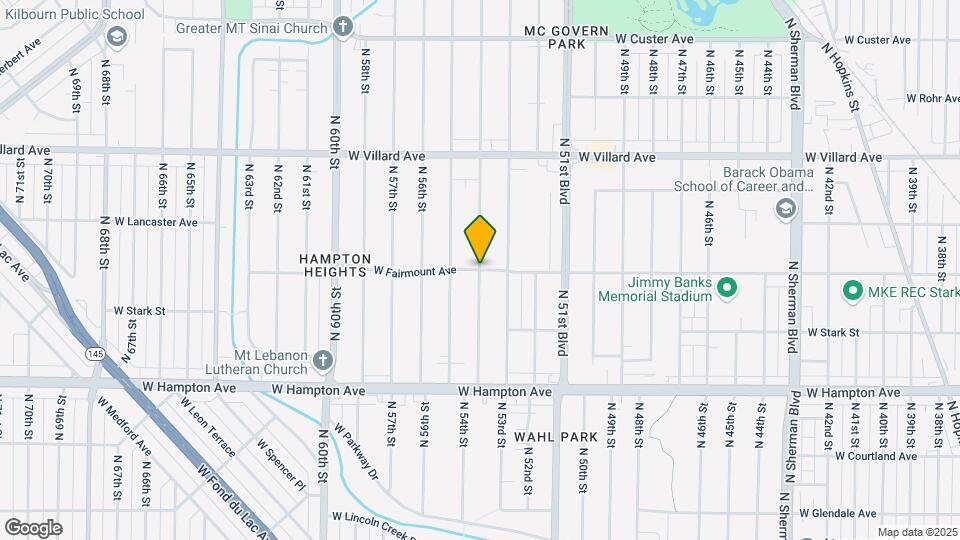 5329 W Fairmount Ave Map and Location Details