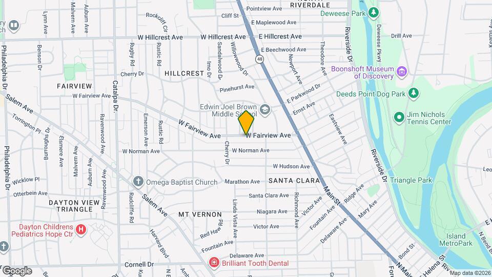 144 W Fairview Ave Map and Location Details