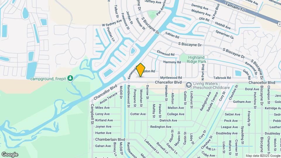 6833 Myrtlewood Rd Map and Location Details