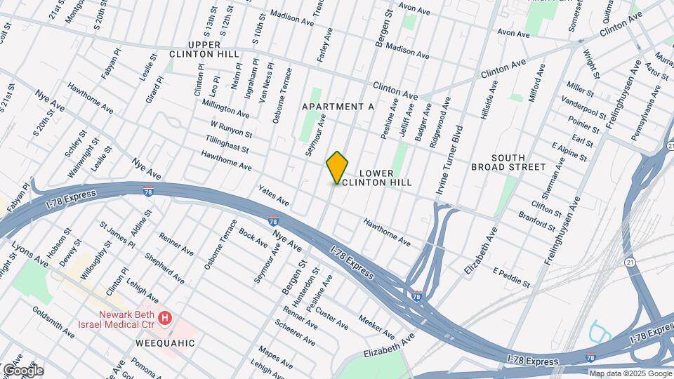 796 Bergen St Map and Location Details