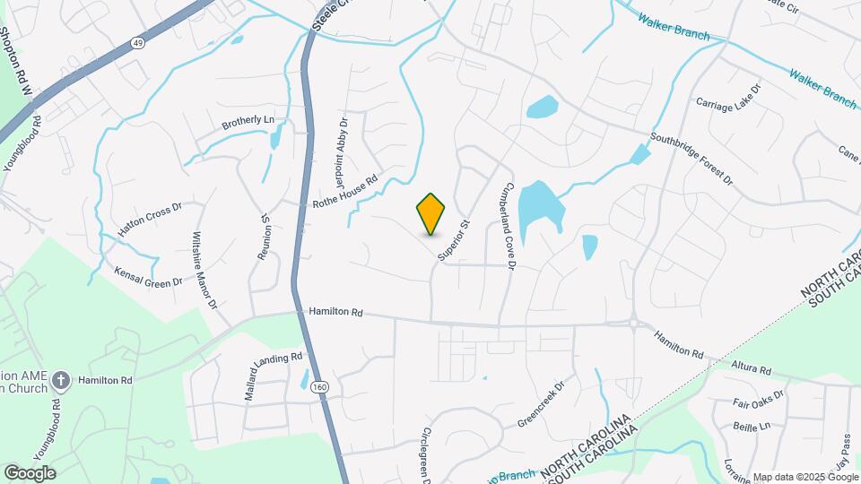 15635 Normans Landing Dr Map and Location Details