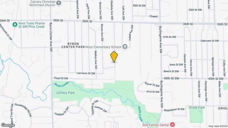 3997 Groveland Ave SW Map and Location Details