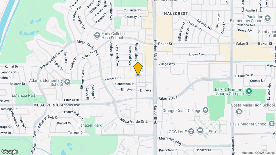 2864 Royal Palm Dr Map and Location Details