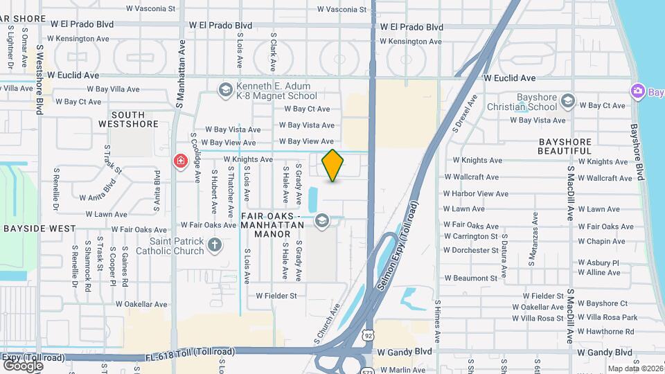 3813 N Oak Dr Map and Location Details