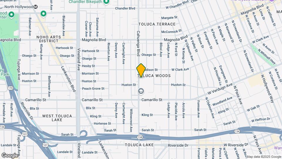 4918 Cahuenga Blvd Map and Location Details