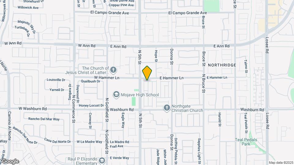 5345 N Tustin Hills St Map and Location Details