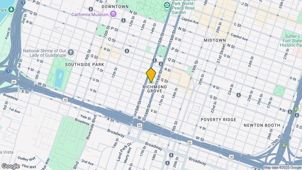 1517 T St Mapa y Detalles de la Ubicación