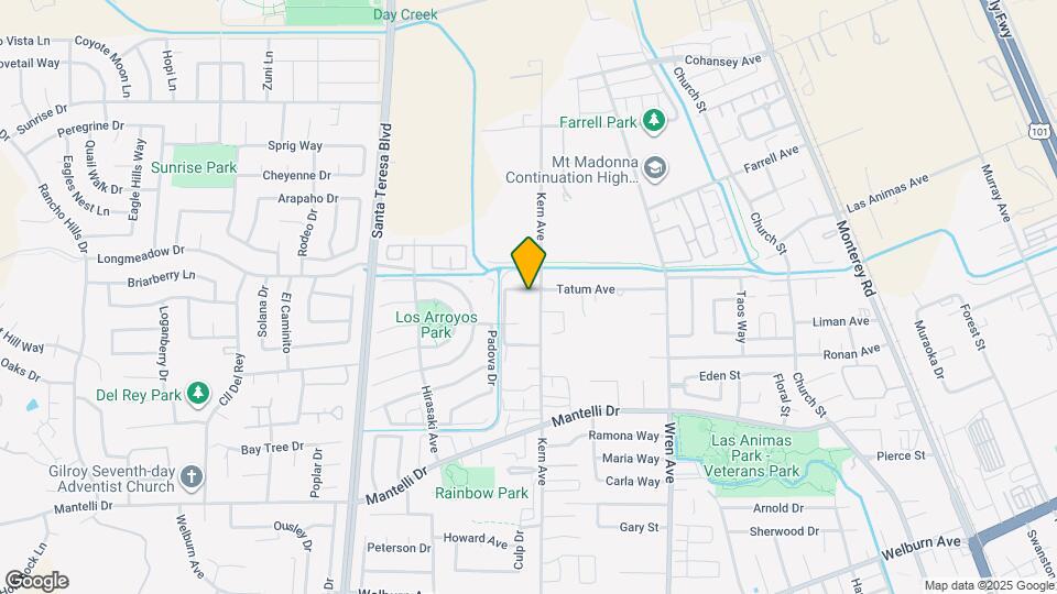 730 Tatum Ave Map and Location Details