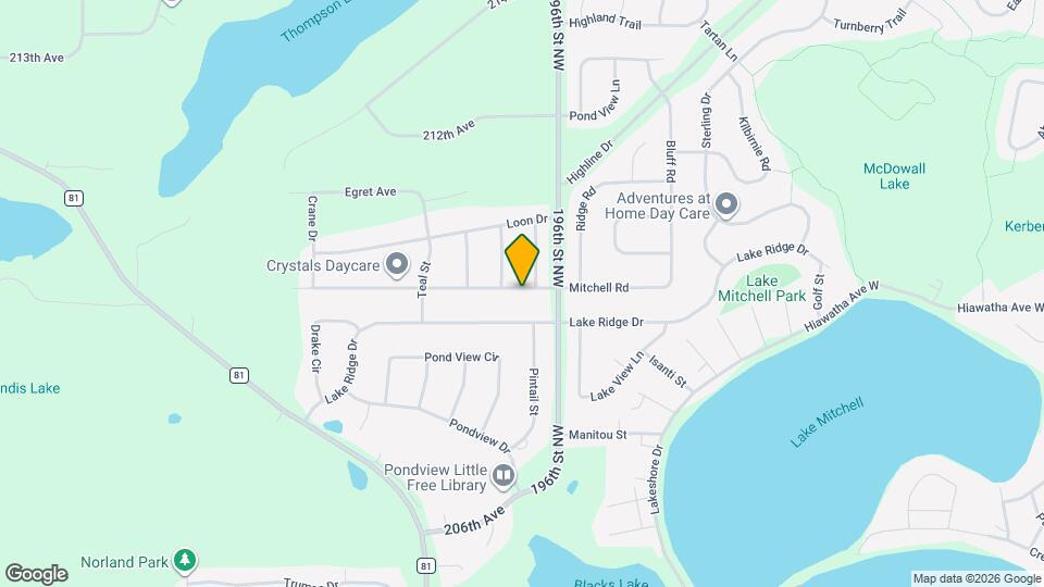 5006 Mitchell Rd Map and Location Details
