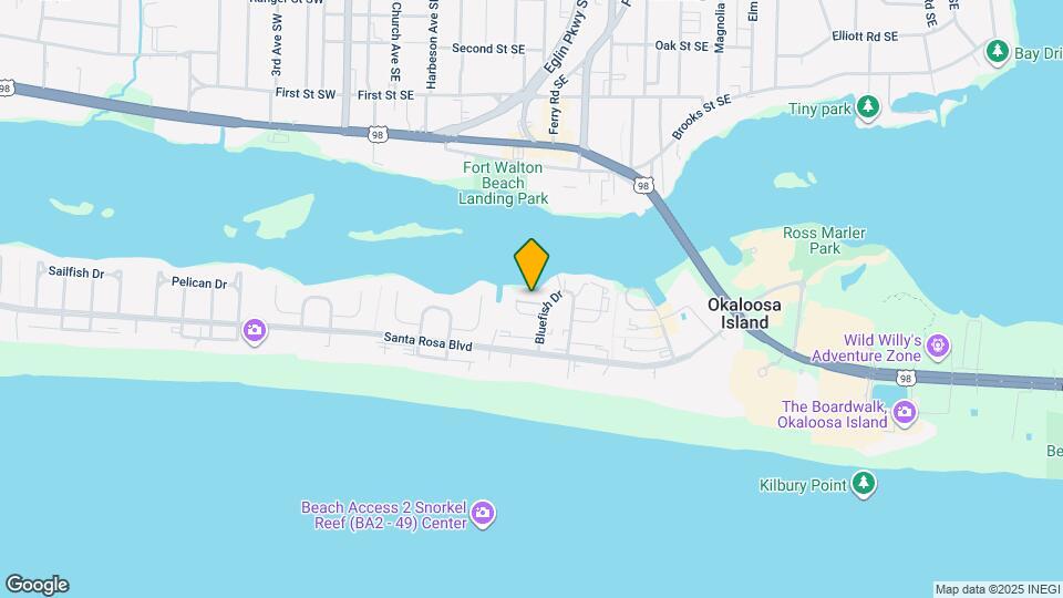 340 Bluefish Dr Mapa y Detalles de la Ubicación