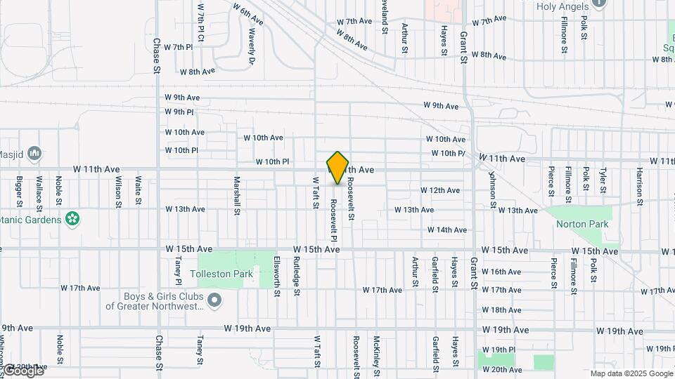 1201 Roosevelt Pl Map and Location Details