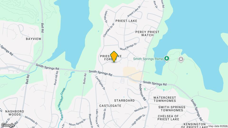 2834 Lake Forest Dr Map and Location Details