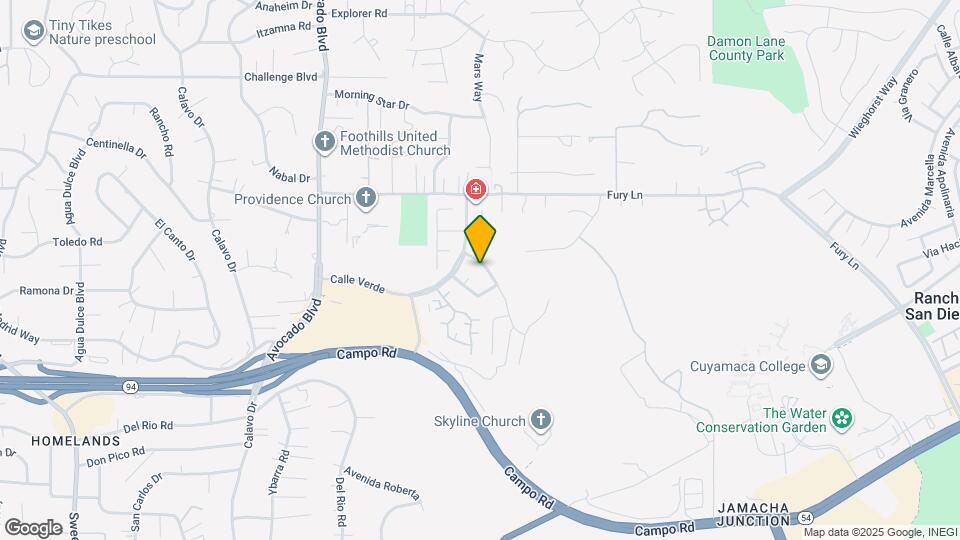 3744 Via Picante Map and Location Details