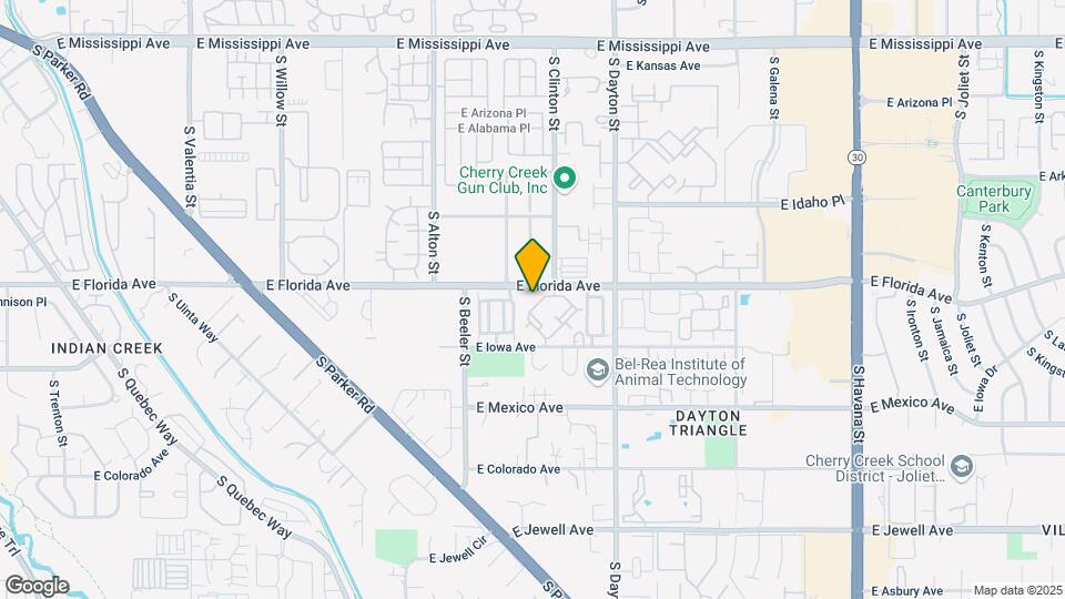 9408 E Florida Ave Map and Location Details