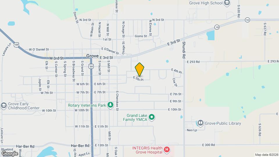 503 E 5th Plz Map and Location Details