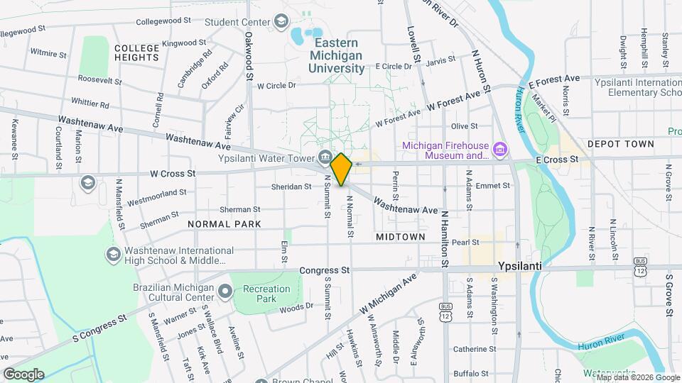 219 N Normal St Mapa y Detalles de la Ubicación