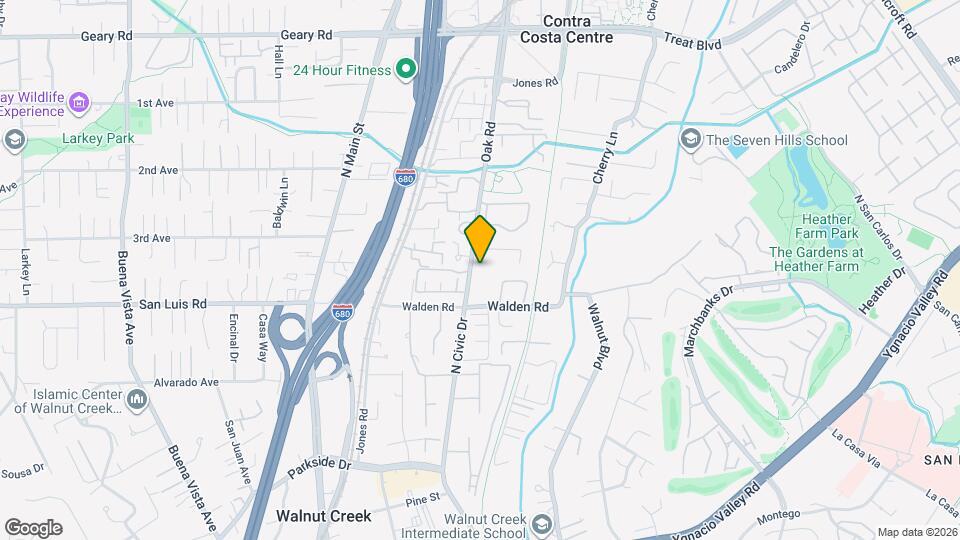 2560 Oak Rd Map and Location Details
