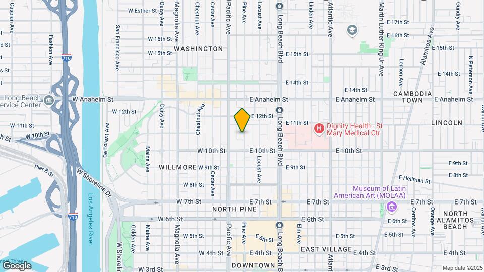 1055 Pine Ave Mapa y Detalles de la Ubicación