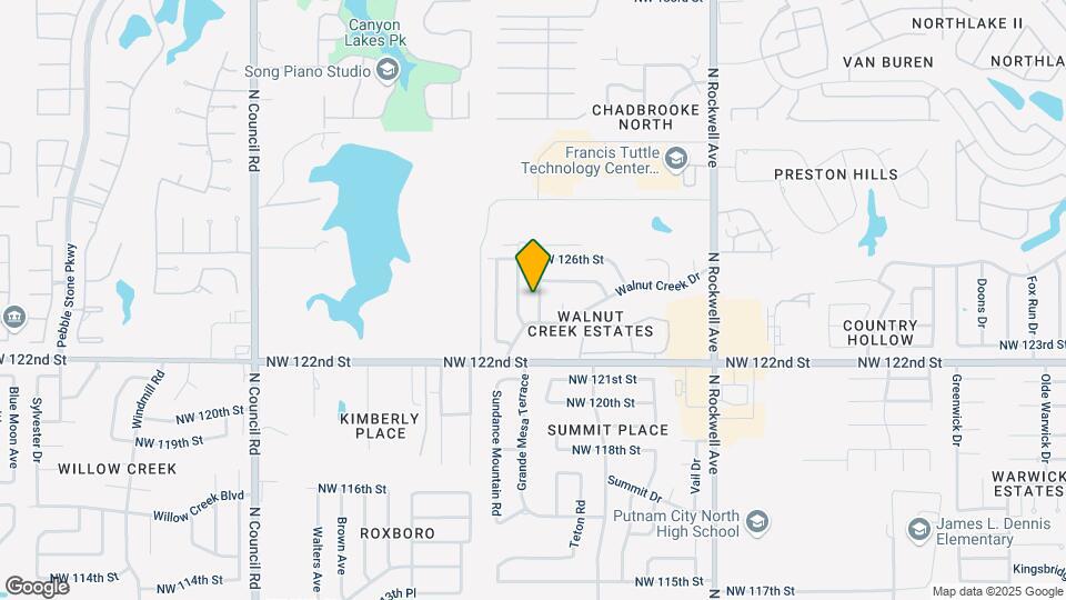 12513 Pine Bluff Dr Map and Location Details