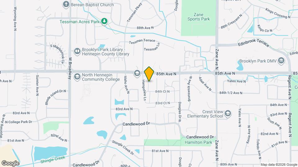 6662 84th Ct N Map and Location Details