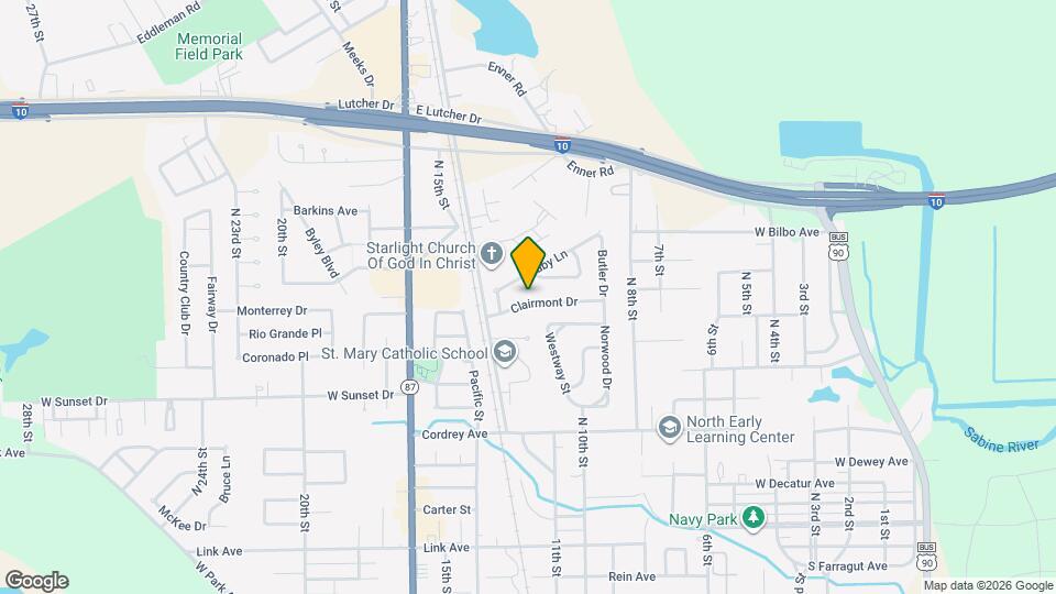 1030 Clairmont Dr Map and Location Details