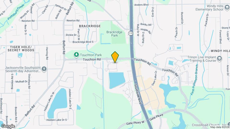 8550 Touchton Rd, Unit Unit# 1827 Mapa y Detalles de la Ubicación