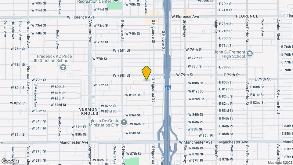 529 W 80th St Map and Location Details