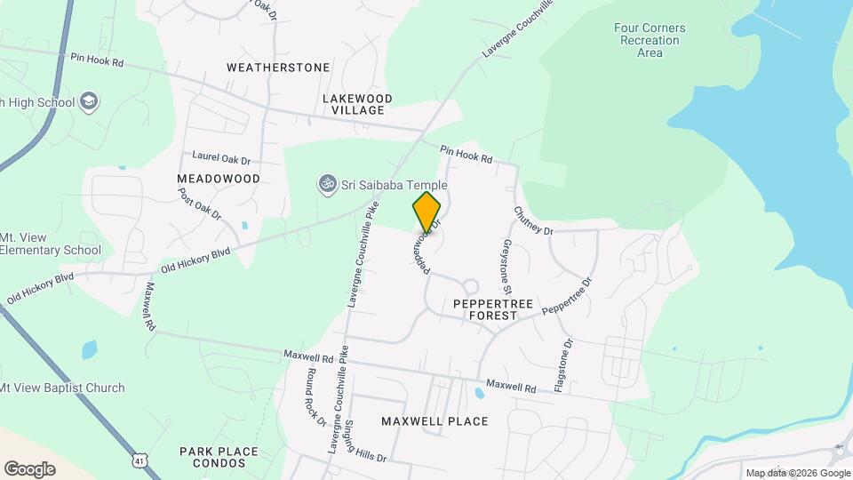 4017 Pepperwood Dr Map and Location Details