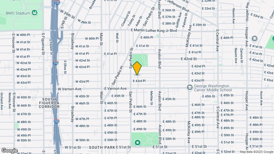 4309-4311 1/2 Crocker St Map and Location Details