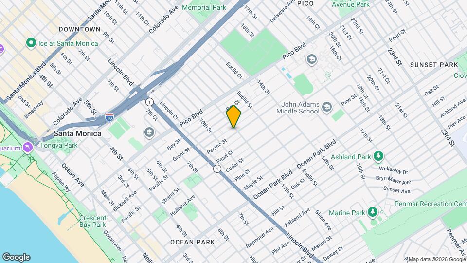 1043 Pacific St Map and Location Details