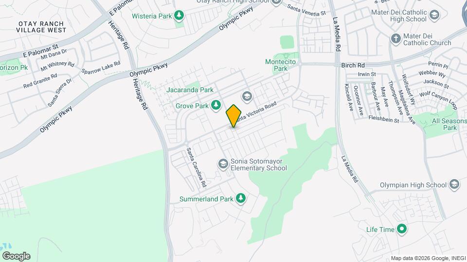 1720 Santa Ivy Ave Mapa y Detalles de la Ubicación