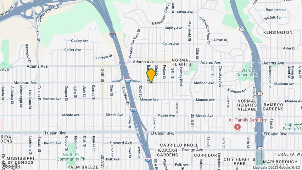 4581-4585 Bancroft St Mapa y Detalles de la Ubicación