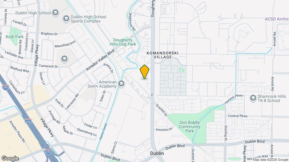 6622 S Mariposa Ln Map and Location Details