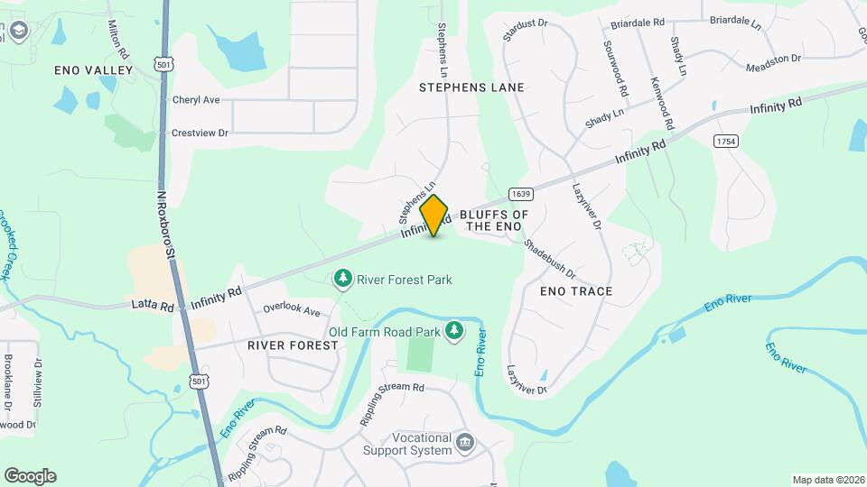 606 Infinity Rd Map and Location Details