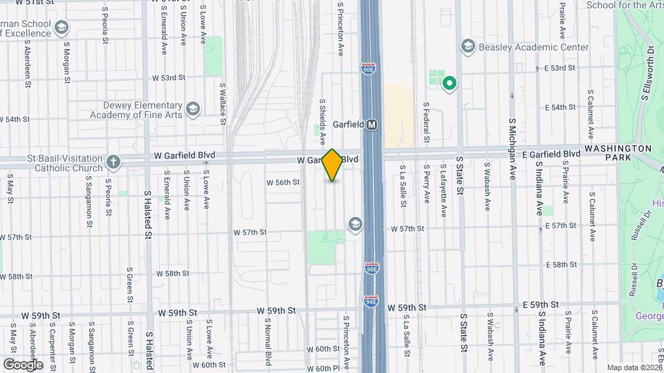 5543 S Shields Ave, Unit 1 Mapa y Detalles de la Ubicación