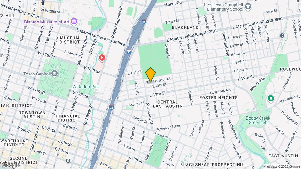 1208 E 13th St Map and Location Details