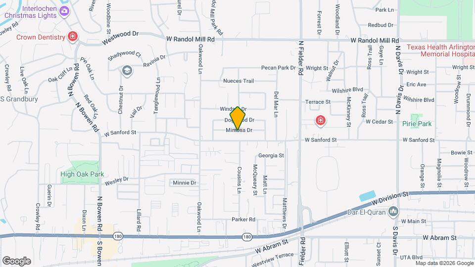 1900 Mimosa Dr Map and Location Details