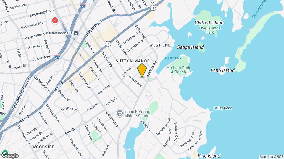 155 Franklin Ave Mapa y Detalles de la Ubicación