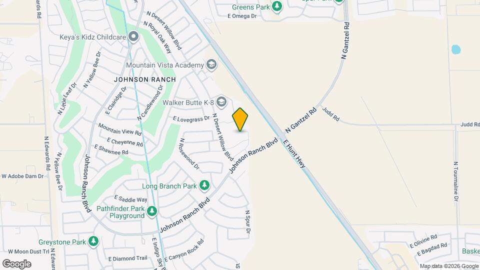 1285 E Dragon Fly Rd Mapa y Detalles de la Ubicación