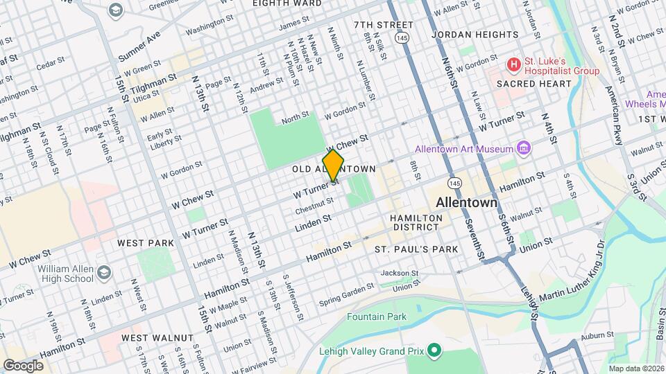 1012 W Turner St Mapa y Detalles de la Ubicación