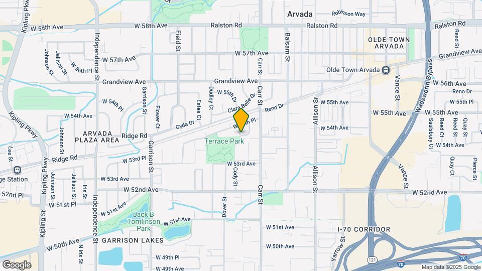 5408 Cody St Map and Location Details