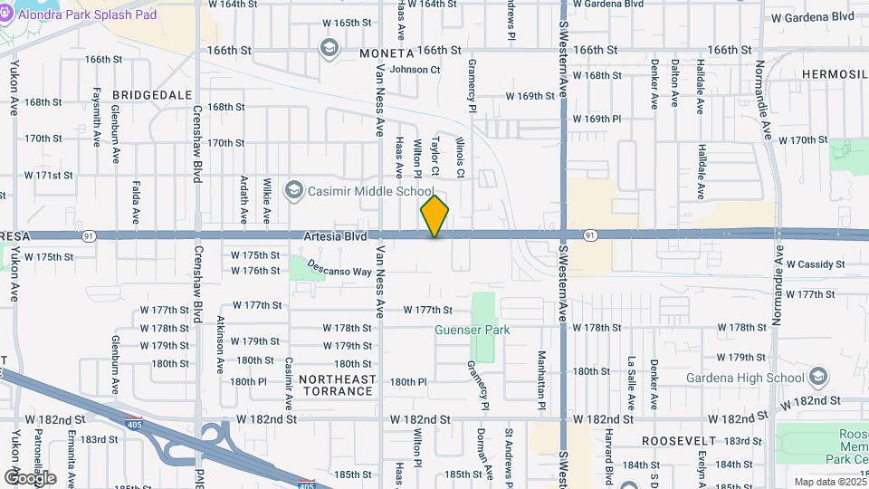 2050 Artesia Blvd Map and Location Details
