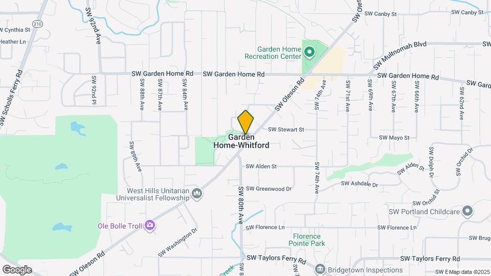 7987 SW Skyhar Dr Map and Location Details