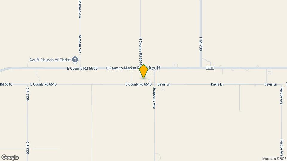 11703 E County Road 6610 Map and Location Details