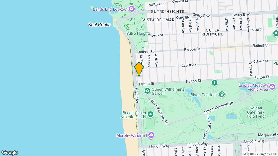855 La Playa St Map and Location Details