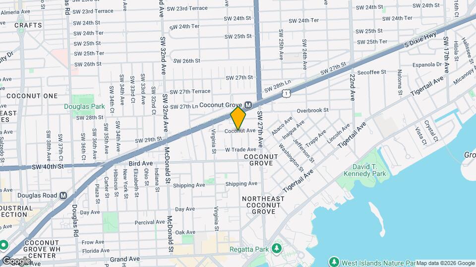 2844 Coconut Ave Map and Location Details